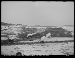 Wachusett Reservoir, stripping on Section 10, east of Potter's, Boylston, Mass., Dec. 8, 1903