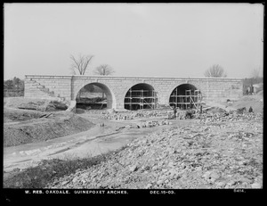 Wachusett Reservoir, Quinapoxet Arches, Oakdale, West Boylston, Mass., Dec. 15, 1903