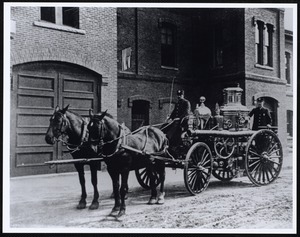 Engine 3, South Broadway & Crosby St. Frank H. Lang, driver