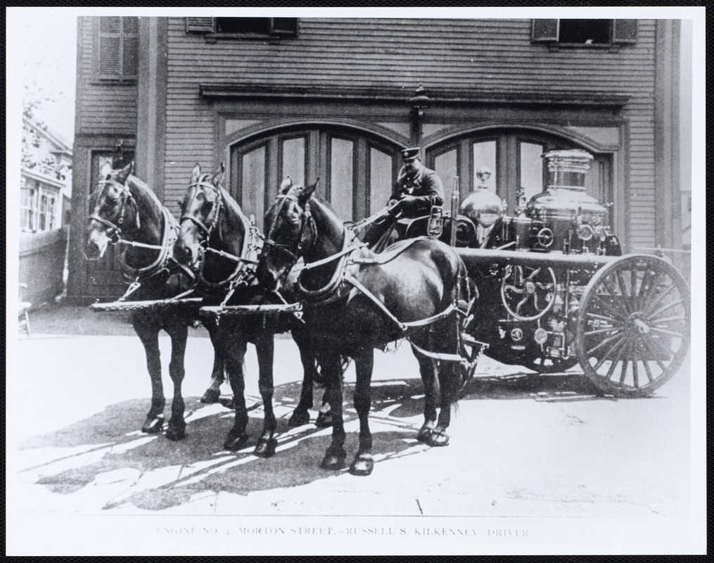 Engine no. 4, Morton St. Russell S. Kilkenney - driver