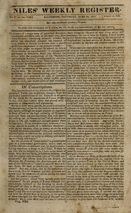 Niles' Weekly Register, June 24, 1815