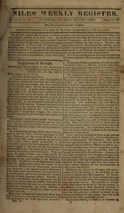 Niles' Weekly Register, January 6, 1816