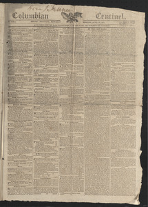 Columbian Centinel, April 22, 1815