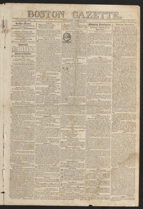 Boston Gazette, April 13, 1815
