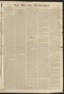 The Weekly Messenger, October 9, 1812