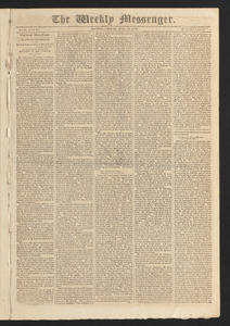 The Weekly Messenger, July 31, 1812