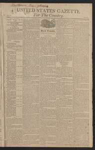 United States' Gazette for the Country, December 19, 1811