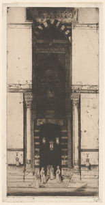 The mosque doorway