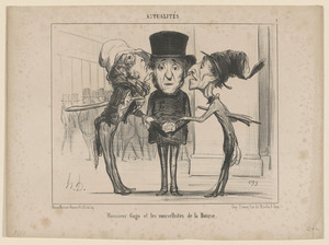 Monsieur Gogo et les nouvellistes de la Bourse