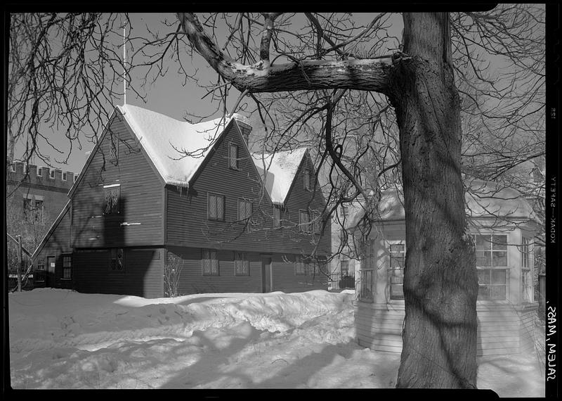 John Ward House, snow
