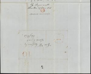 Z. Ingersoll to George Coffin, 29 March 1847