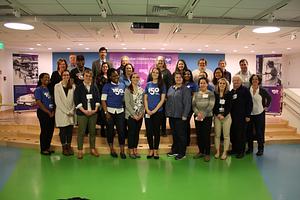 Volunteers and staff at the Boston Children's Hospital Photo Sharing Event