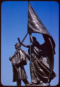 Statues on Soldiers and Sailors Monument, Somerville, Massachusetts