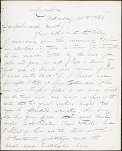 Letter from John D. Long to Zadoc Long and Julia D. Long, October 3, 1866