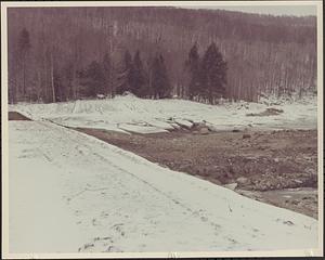 Snow, hills, and trees