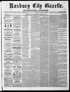 Roxbury City Gazette and South End Advertiser, August 15, 1864