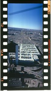 Logan Airport highway access aerial shot, Boston