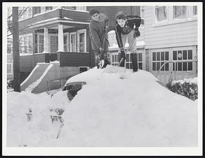 Somerville Putman Rd. L + R. David Suebnick 13 years old of Putman Rd. Robert Frene 14 years old of 14 Putnam Rd.