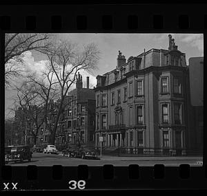 Marlborough Street, Boston, Massachusetts, between Dartmouth Street and Exeter Street