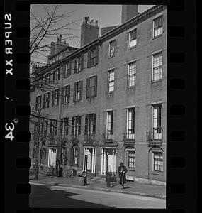Chestnut Street, Boston, Massachusetts, between Walnut Street and Willow Street