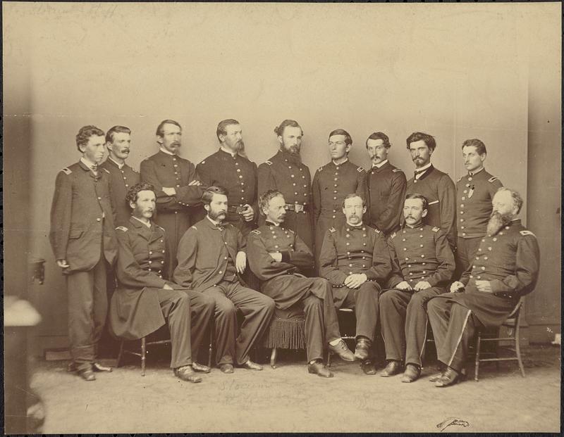 General W. H. Slocum and staff