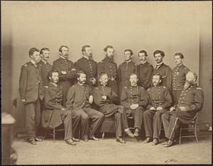 General W. H. Slocum and staff