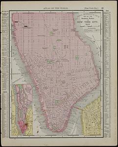 Rand McNally & Co.'s map of the southern portion of New York City ; Rand McNally & Co.'s map of the main portion of Brooklyn