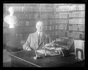 President Coolidge in his summer White House - Brule River, Wisconsin