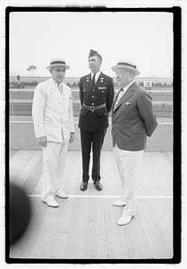 Boston Traveler Soap Box Derby, Boston Parks Commissioner William Long on right