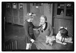 Mabel Adams, principal of Horace Mann School