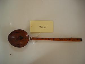 Turkish lacquered spoon