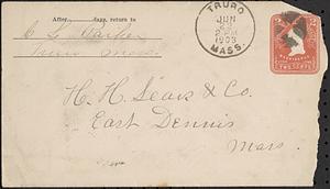 C. L. Parker to H. H. Sears & Co., June 22, 1903