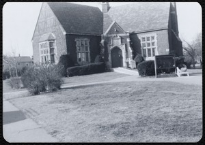 Newton Free Library branches & bookmobile. Newton, MA. Auburndale Library, exterior