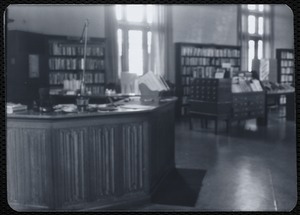 Newton Free Library branches & bookmobile. Newton, MA. Interior shots