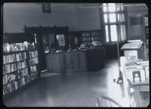 Newton Free Library branches & bookmobile. Newton, MA. Interior shots