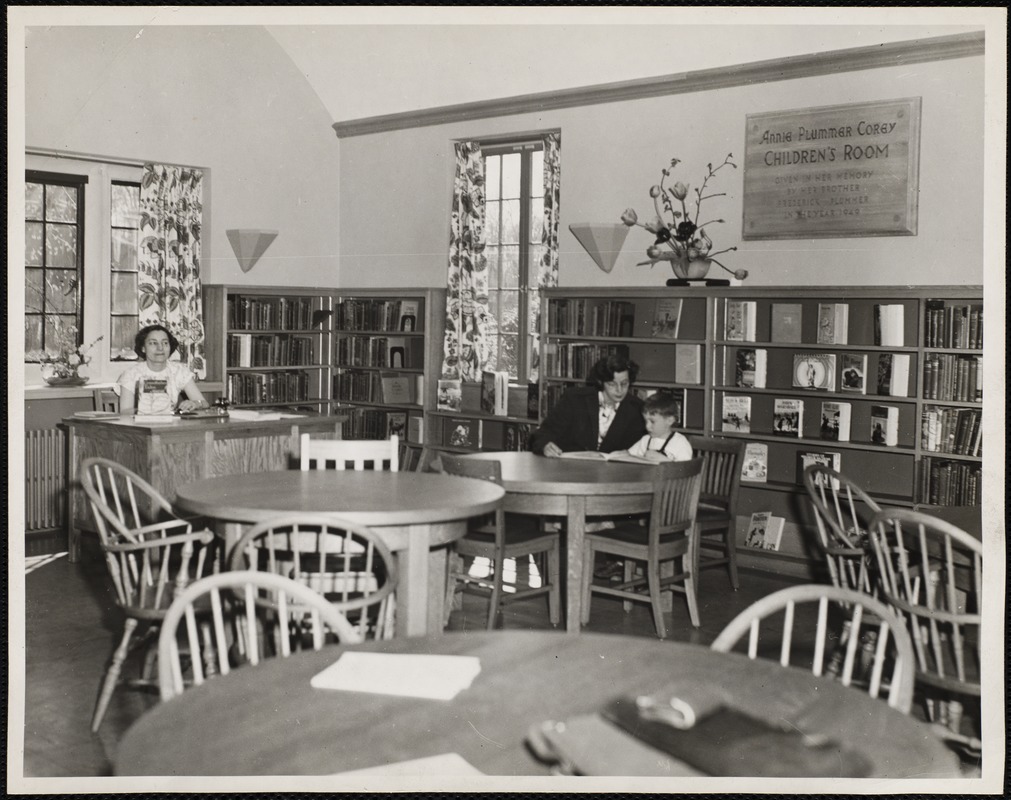 Newton Free Library Branches & Bookmobile. Newton, MA. Interior Shots ...