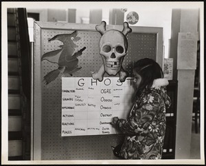 Newton Free Library branches & bookmobile. Newton, MA. Boys & Girls - interior