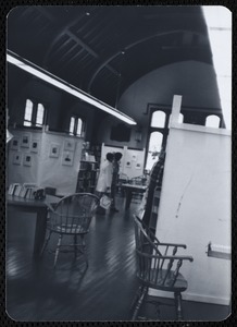 Newton Free Library branches & bookmobile. Newton, MA. West Newton Library - interior