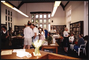 Newton Free Library, Newton, MA. Programs, patrons, staff. Auburndale reopens