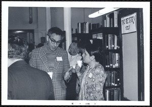 Newton Free Library, Newton, MA. Programs, patrons, staff. Newton Free Library Author & Artists Rec (Judith Leet)