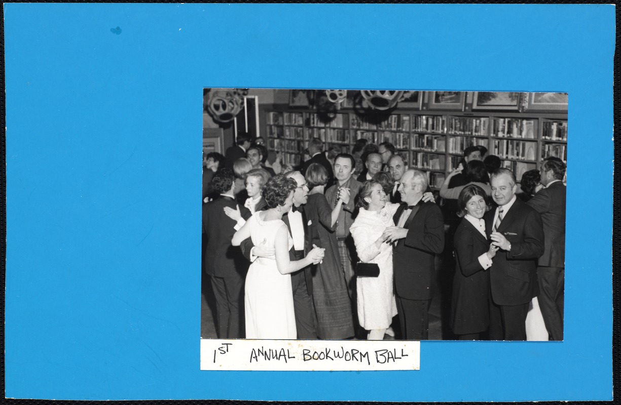 Newton Free Library, Newton, MA. Programs, patrons, staff. 1st Bookworm Ball