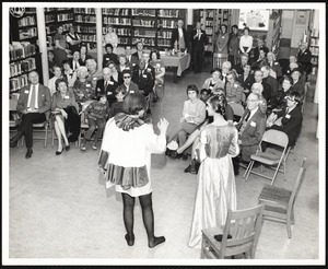 Newton Free Library, Newton, MA. Programs, patrons, staff. People - drama group