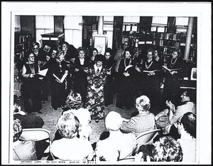 Newton Free Library, Newton, MA. Programs, patrons, staff. Newton Chorale