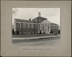 Newton Free Library, Newton, MA. Oversize photos. Newtonville Branch - front