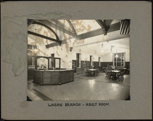Newton Free Library, Newton, MA. Oversize photos. Waban Branch - adult