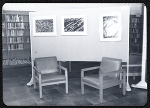 Main library, Junior Library, and branches. Newton, MA. Seating area