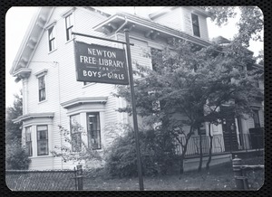 Newton Free Library, Newton, MA. Junior Library. Exterior views