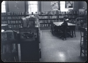 Newton Free Library, Newton, MA. Branch library. Nonantum. Reading room