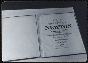 Newton Free Library, Newton, MA. Staff & trustees. Atlas - 1886