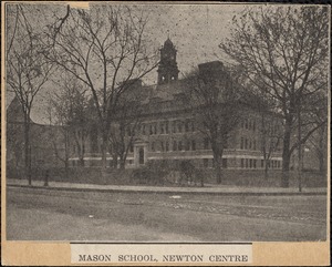 Schools & colleges. Newton, MA. Mason School, Newton Center